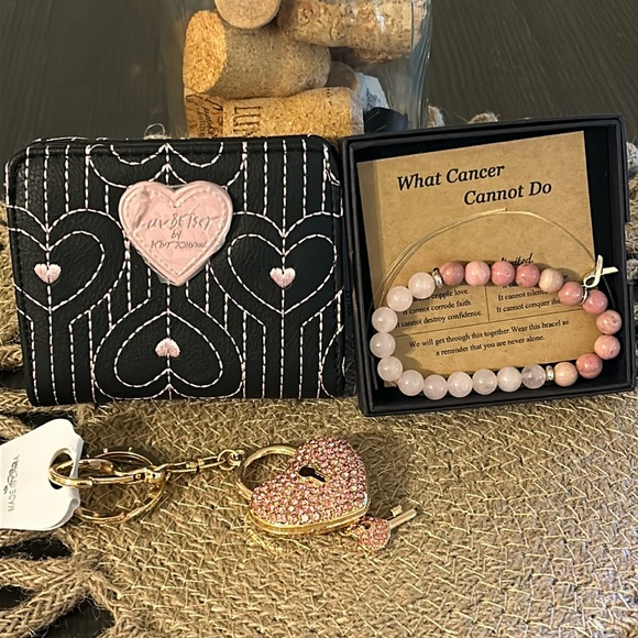 Betsey Johnson Mini Wallet and Pink Set, NWT - Picture 1 of 5